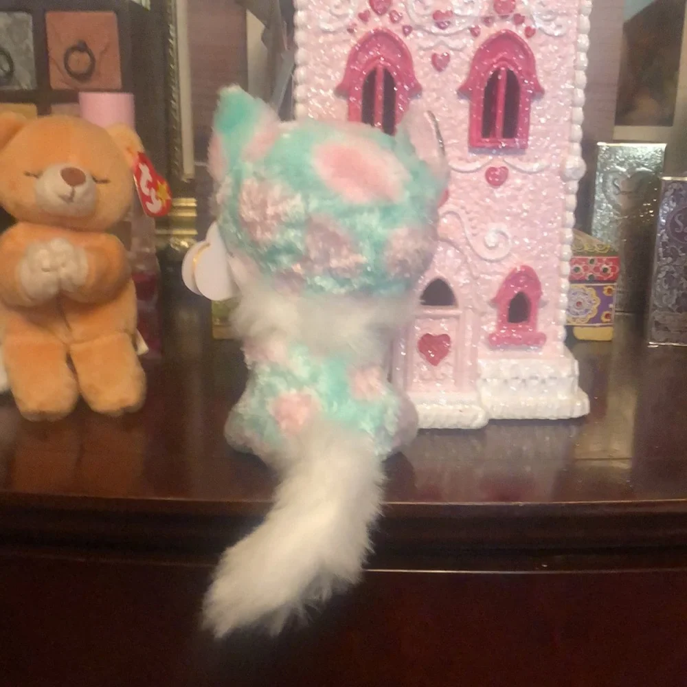 Ty Multicolor Plush Cat Toy